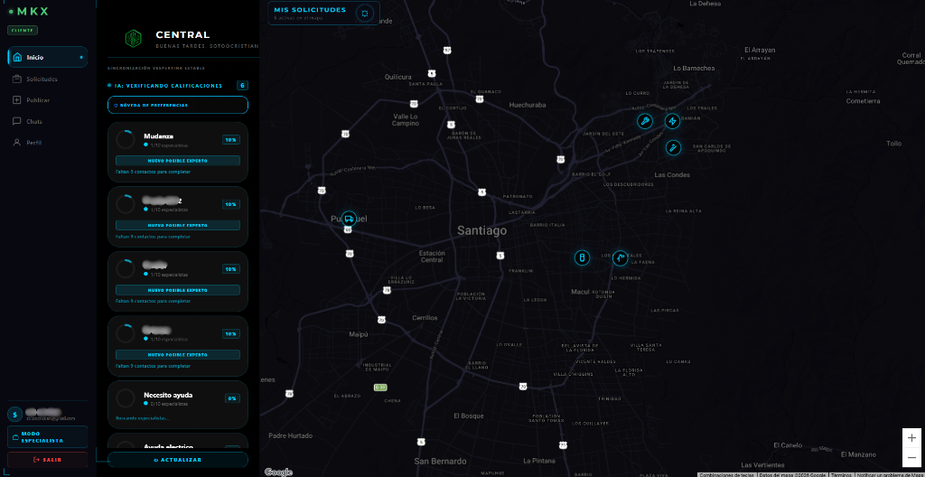 Maketrix App screen 1
